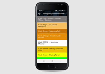 Incident or Code Types